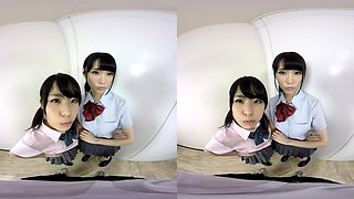 Big Butt Secret Schoolgirl Threesome; Jav Pov