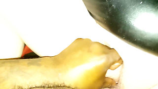 Chubby Redhead Gives Throat & Pussy