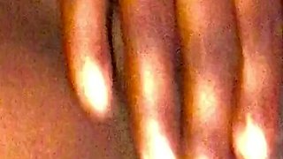 African Girl Teenager Licking Her Tight Pussy Until It Drips