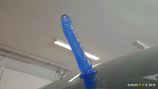 Sneaky Car Dealership Threesome Sex Party