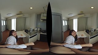 Glamour teen seductress hot VR sex video