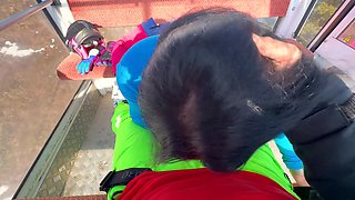 Czech Teen Quickie Fucked Hard Outdoors by Best Friend Cum in Mouth