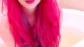 Pregnant Redhead Webcam Masturbation