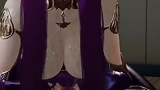 Ziyan Bigtits Goddess in a 3D Paradise - 3D Animation