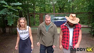 Daddy4k. appointment with dad finished up as a hot outside sex