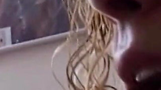 Lesbian action with hot blonde and brunette