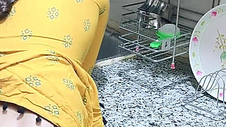 I Find My Horny Step Mom in the Kitchen - Porn in Hindi