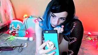 Emo Teen Becka Solo Webcam Masturbation Porn