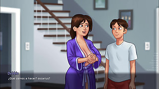 Comfort to My Stepmom - Summertime Saga