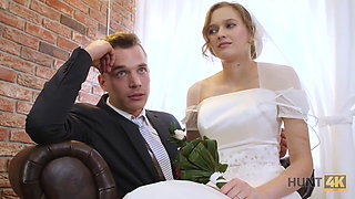 HUNT4K. Married couple decides to sell bride’s pussy for good