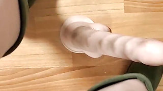 Elza Kom Tramples Huge Cock