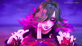 3D hentai with cock sucking action from femdom mistress and witches in faphouse