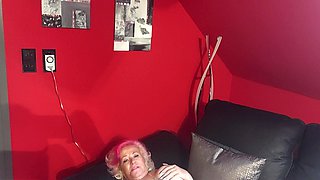 Grandma Needs Fresh Sperm on Her Fat Pussy!