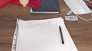 A Work Camera Watches What a Curvy Nurse Is Doing in a Medical Office. Busty MILF with a Big Ass.