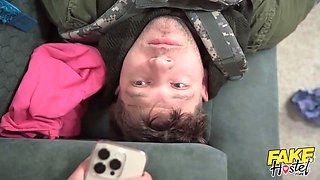 Faux hostel 2 bored chicks seduce a photojournalist weakened from work but down for fucking