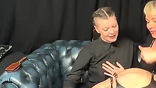 Slutty Maid Gets Spanked and Caned