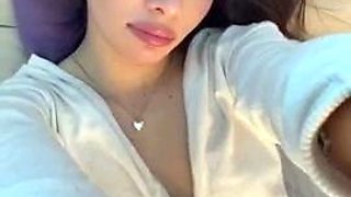 Cute brunette amateur babe sosha masturbating