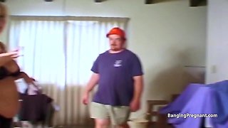 Horny Pregnant Wife Fucks The Workmen