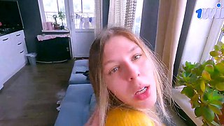 Lucky stepbro, got a suck off from my step sis - family