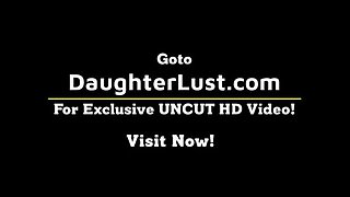 Stepdaughters Moan Loud as Older Men Fuck Their Tight Pussies - Taboo Family Orgy