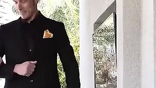 Nervous Virgins Hazel Moore and Jazmin Luv Get Fucked by Their Stepdads Before the Wedding