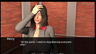 Project hot wife: Merry and ben got stuck in the elevator