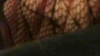 Chloe James undresses in front of a camera