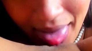 Lesbian Lovers Enjoying with Tongue