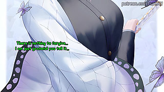 Shinobu Kocho expresses her love with her soft fingers (Anal JOI)