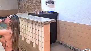 super pulverizing steamy inexperienced blowjob in a
