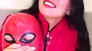 Breathplay training my latex slave