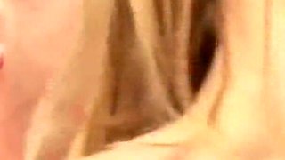 Blonde girl fucking in gym