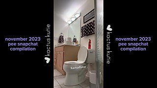 November 2023 Pee Compilation