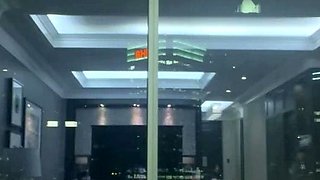 Two sexy brunette lesbians licking each others pussies