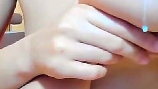 Boobs Sucking, Dripping Milk, Pussy Play, Masturbating with Fingers, Putting in Black Bra & Panties!