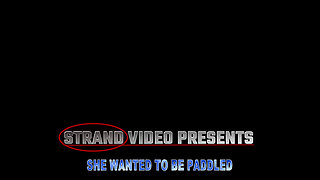 She Wants to Be Paddled