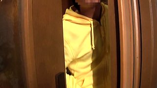 Threesome with Miku Airi giving asian girls blowjob