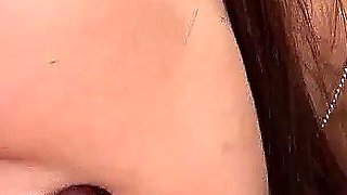 Japan skinny college teen fucked in tight pussy by teacher in threesome