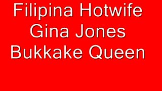 Filipina Girl, Gina Jones, Loves My Cum