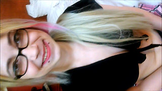 Ranie Mae black cock foot job masturbation