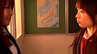 Nippon Les Schoolgirls 18+ Secretly Nipplesucking