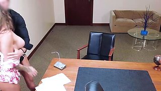 Principal enjoys Latina wifes boobies