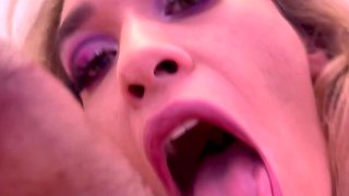 Incredible blonde milf with a thick bubble butt gets nailed by a tech guy