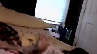 JoeSchmoeXXX.com - Good looking amateur guy strokes his big dick in the bedroom