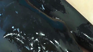 Long Rubber Gloves and Hunter Boots - the Glove Slut E01 - MILF Stella
