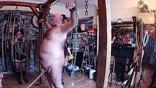 Part 2:- Lanista Bear and Domina Satana teaches Mistress Izar and Master Izar