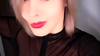 Outfit: My New Corset and Nylon Bodysuit - Mistress Julia