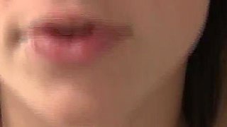 Sierra Sanders gets her pussy touched and sucks huge cock for cum