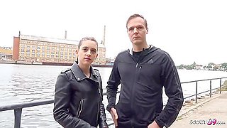 Anal For Petite 18yr Young Cheating Girl At Street Casting - Small Tits