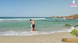 Sammm Next Door - Hiking To A Nudiste Beach In Brazil - Outdoor Sex Date Night #30